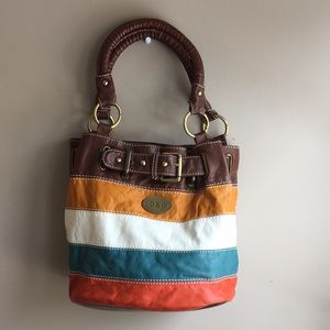 D&G small striped tote